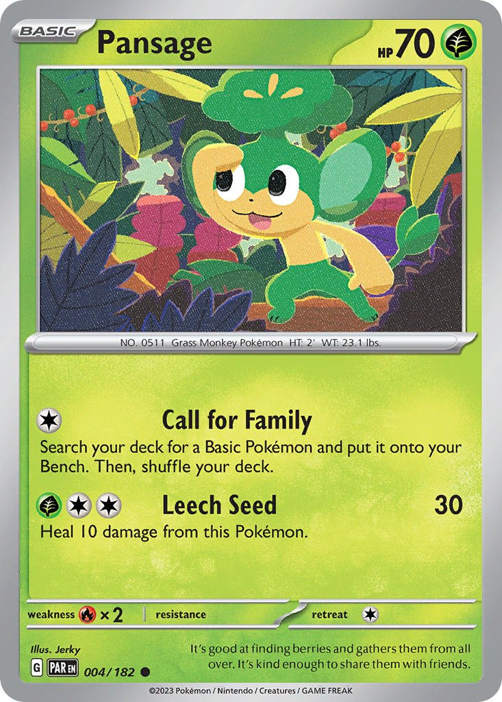 Pansage [Reverse Holo]